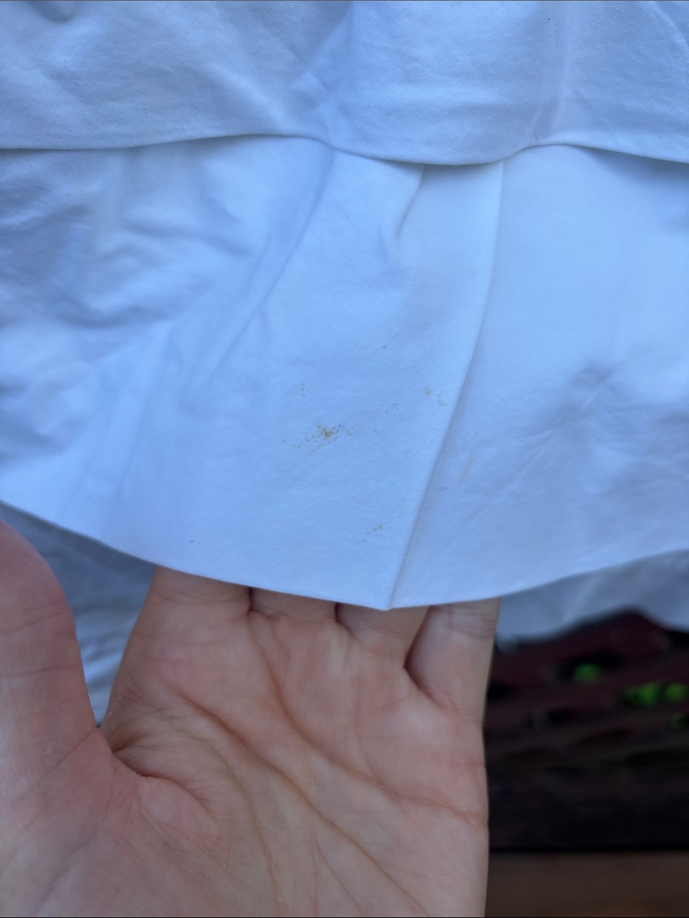 J. Crew White Ruffle Button-Front Mini Dress - Picture 3 of 5